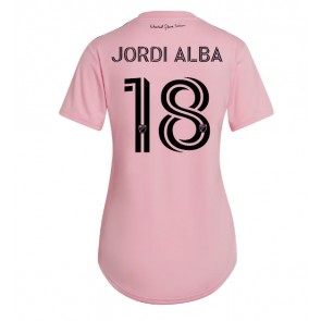 Inter Miami Jordi Alba #18 Domaci Dres za Ženska 2023-24 Kratak Rukavima